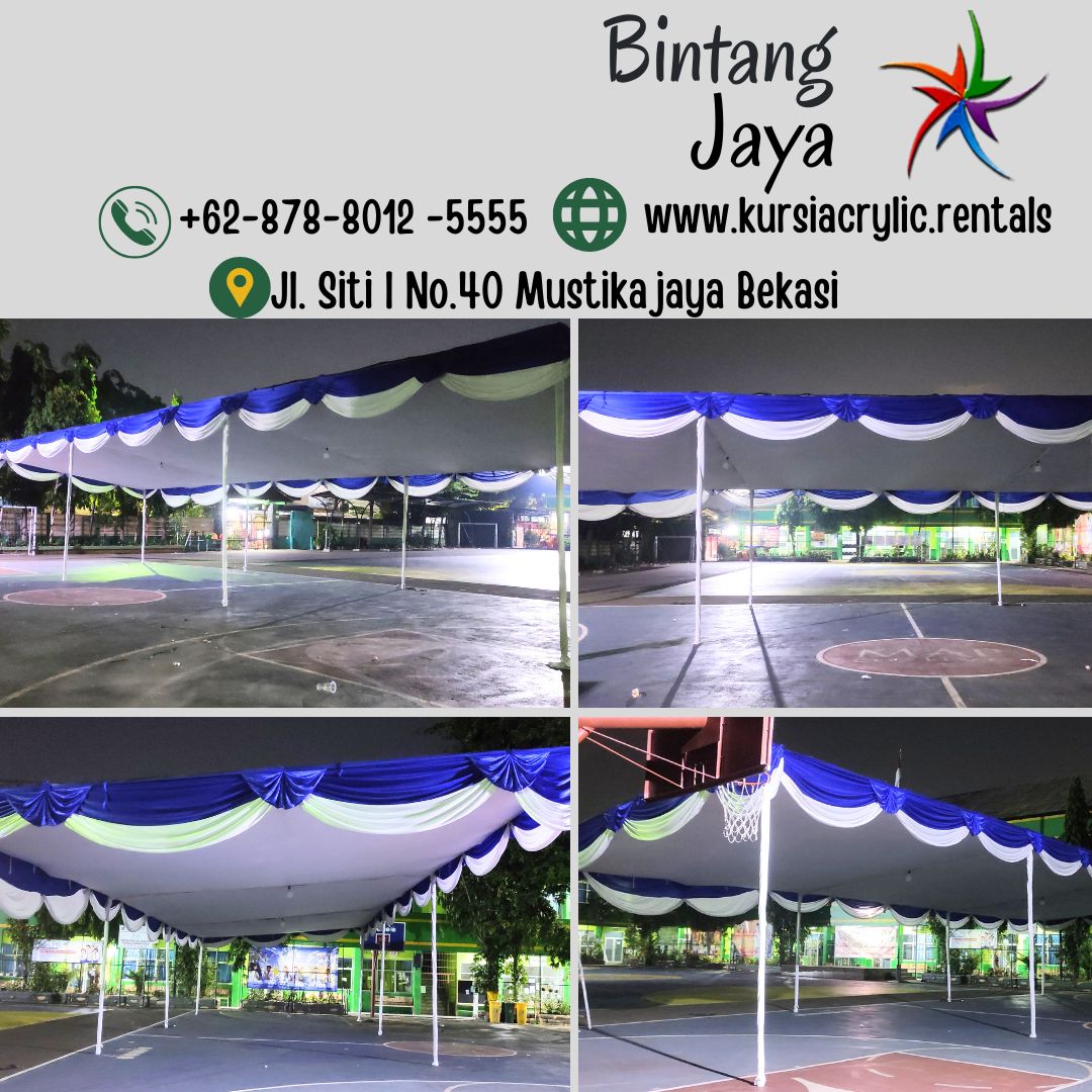 Sewa Tenda Konvensional Plafon Area Taman Budaya Sentul Bogor
