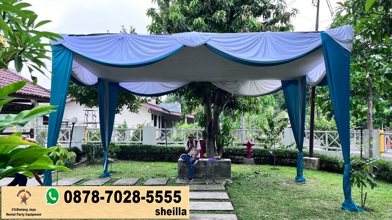 Tempat Sewa Tenda Serut Kain Rempel Area Karawang