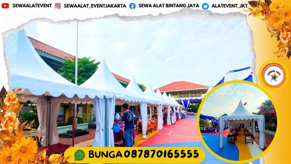 JASA SEWA TENDA KERUCUT SIAP MEMERIAHKAN EVENT BESAR DI JABODETABEK