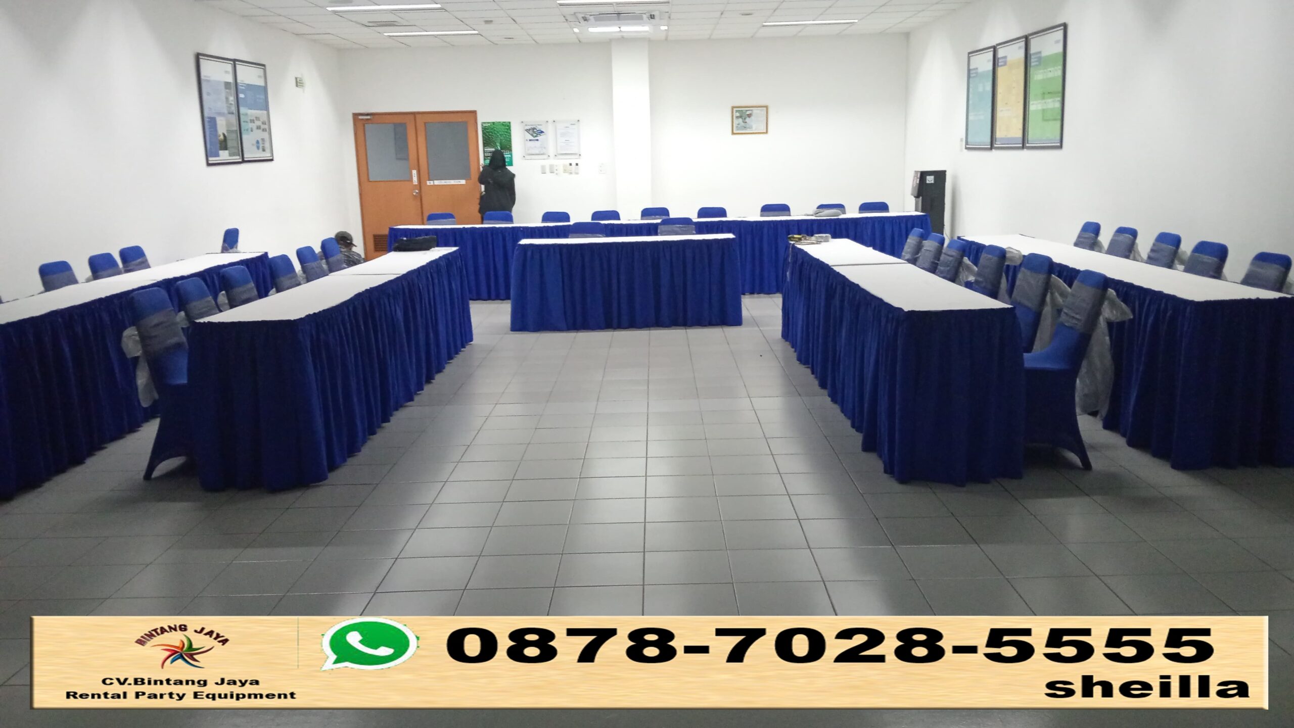 Jasa Sewa Meja IBM Dan Kursi Event PT.Omron Cikarang Bekasi