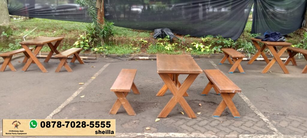 Jasa Sewa Meja Taman Kayu Promo Akhir Tahun Area Bandung