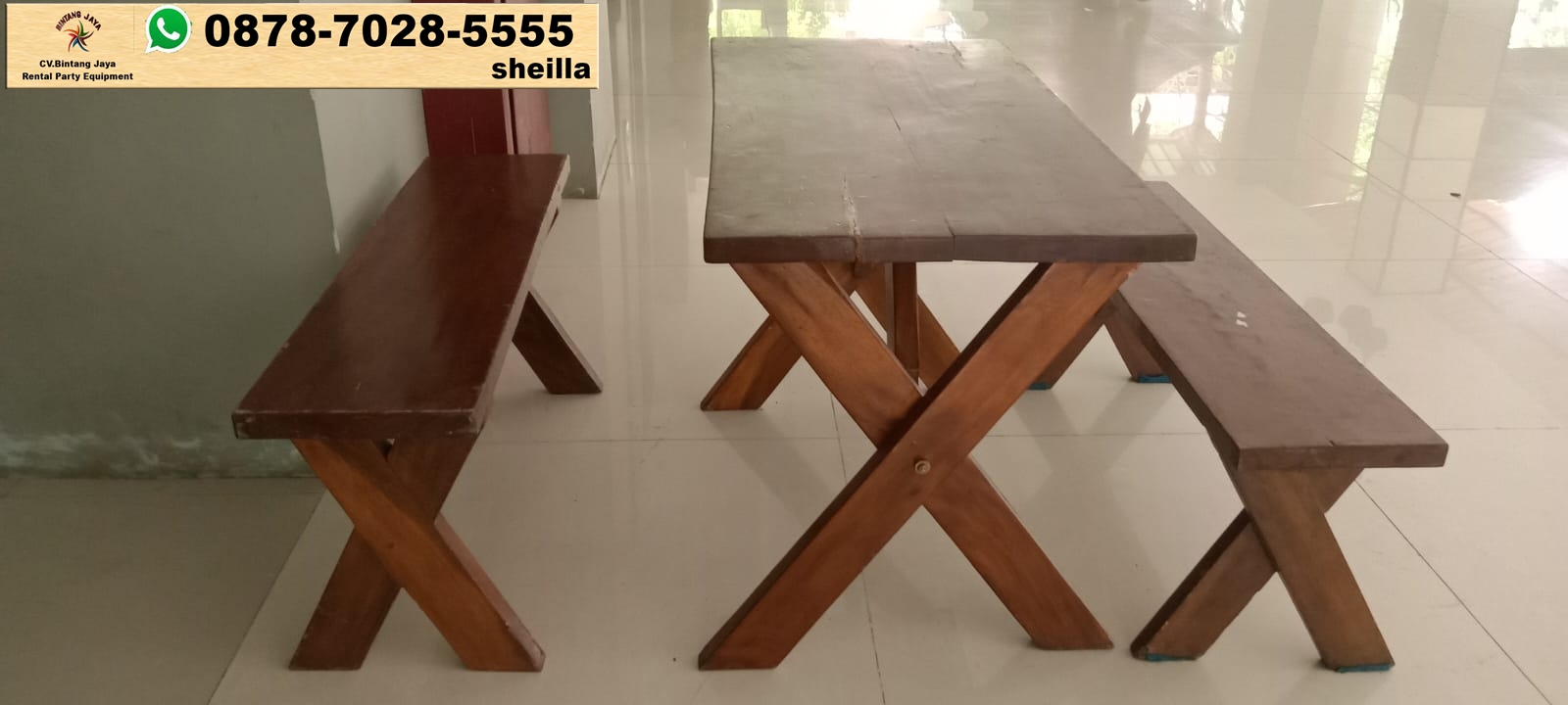 Jasa Sewa Meja Taman Kayu Promo Akhir Tahun Area Bandung