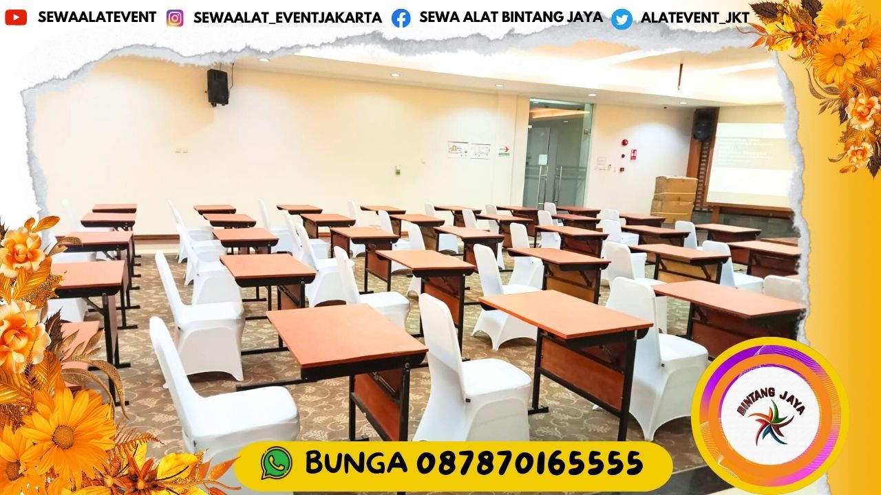 SEWA MEJA TEST DAN KURSI FUTURA RAWAMANGUN JAKTIM PROMO AKHIR TAHUN FREE ONGKIR