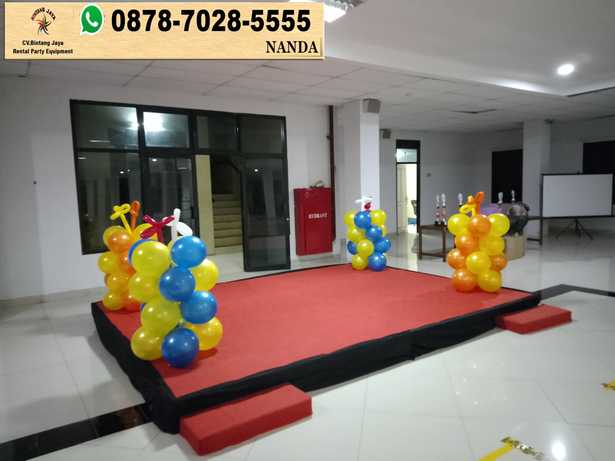 Sewa Panggung Dan Karpet Merah Event Hotel Ayana Jakpus