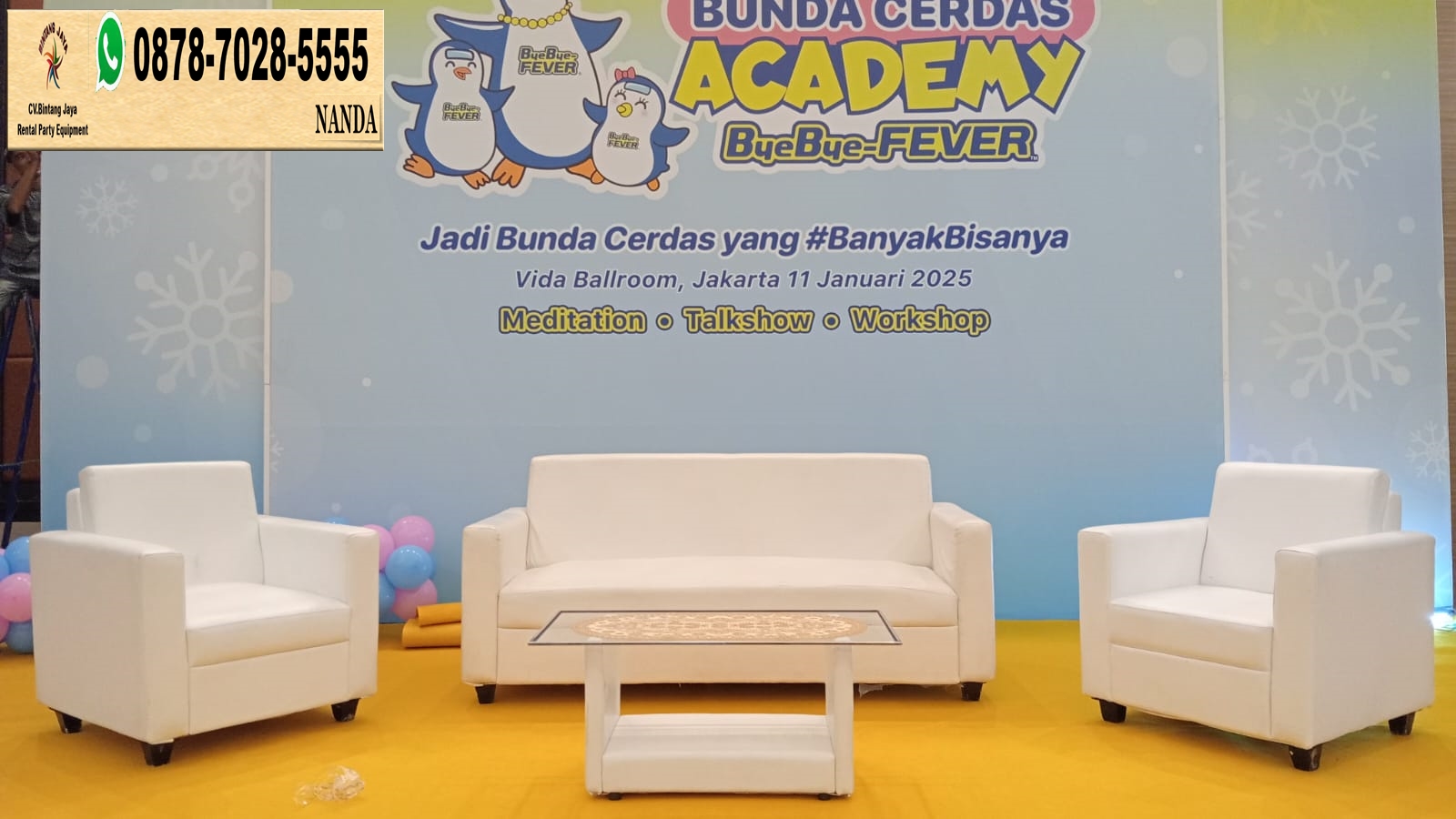 Sewa Sofa Single Dan Double Kotak di Jakarta