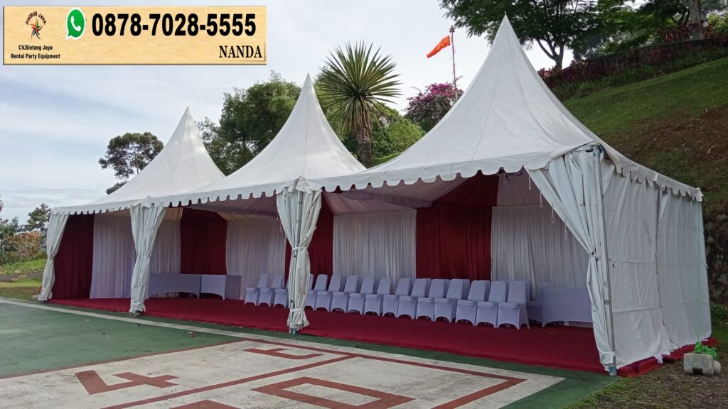 Sewa Tenda Kerucut Harga Terbaru 2025 di Jakarta