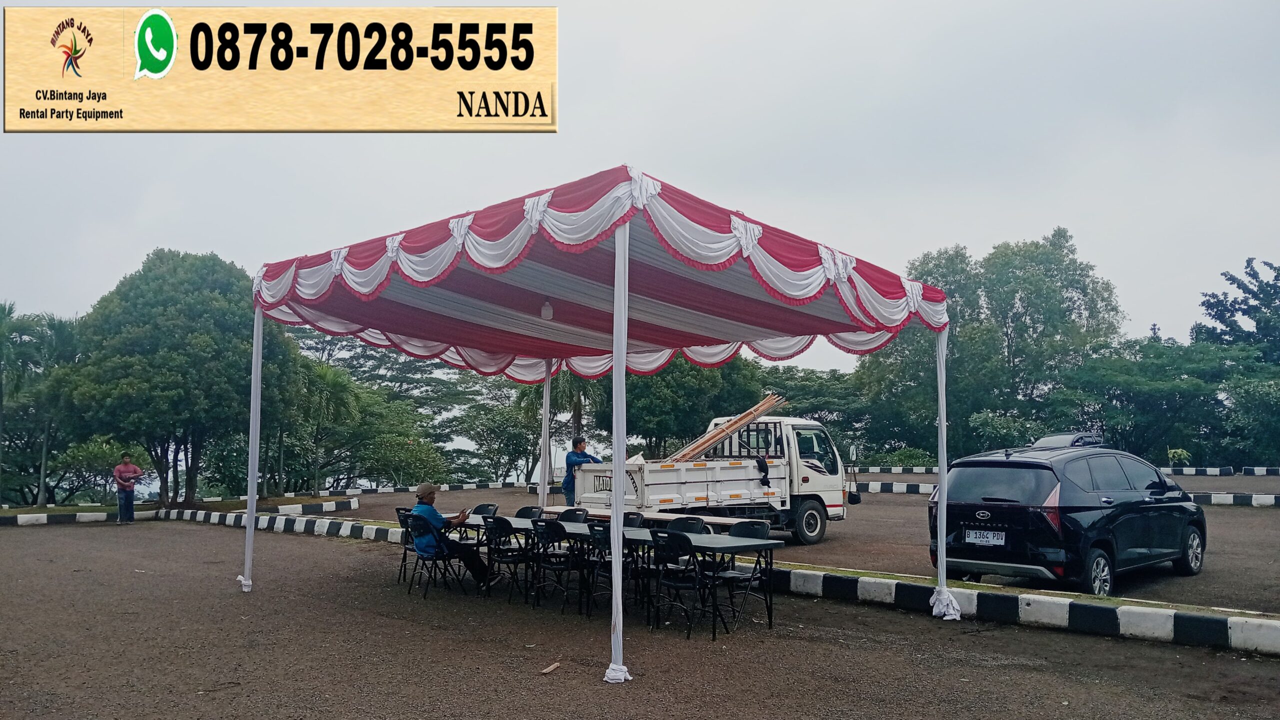 Sewa Tenda Dekorasi Rumbai Poni Dan Serut di Jakarta