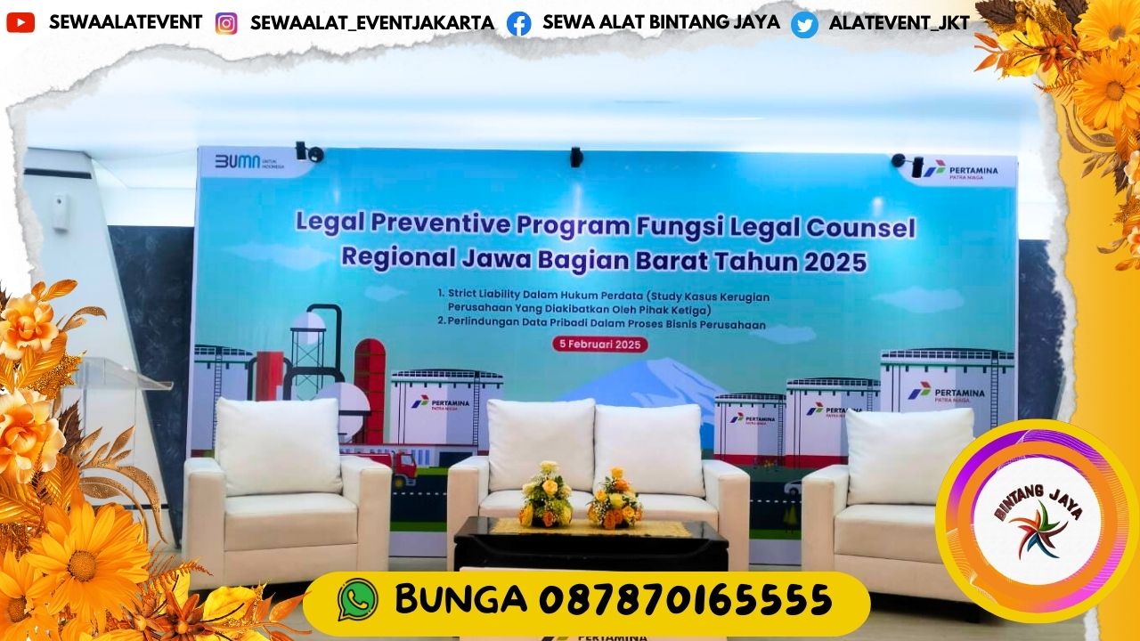 SEWA SKALA BESAR SOFA PUTIH SINGLE DAN DOUBLE DI JAKPUS EVENT KENEGARAAN