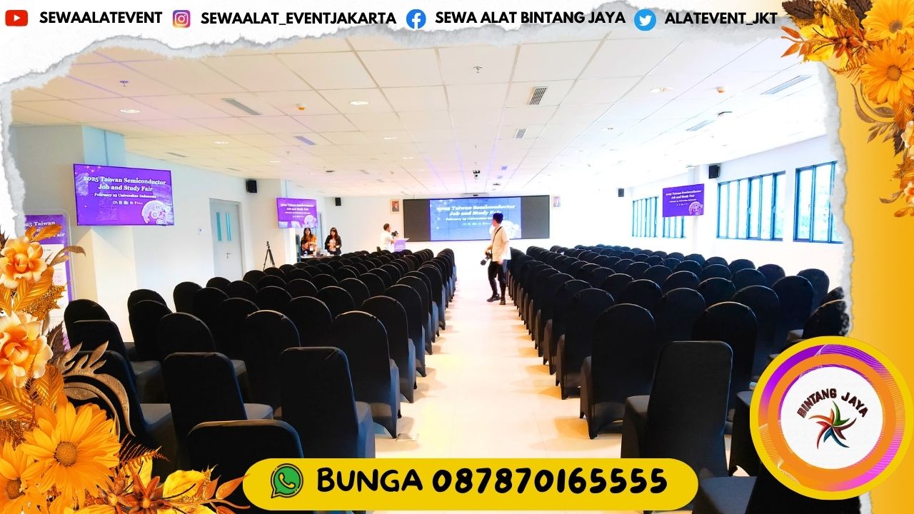 SEWA KURSI FUTURA STANDAR EVENT PT TIARA MARGA TRAKINDO JAKARTA FREE ONGKIR