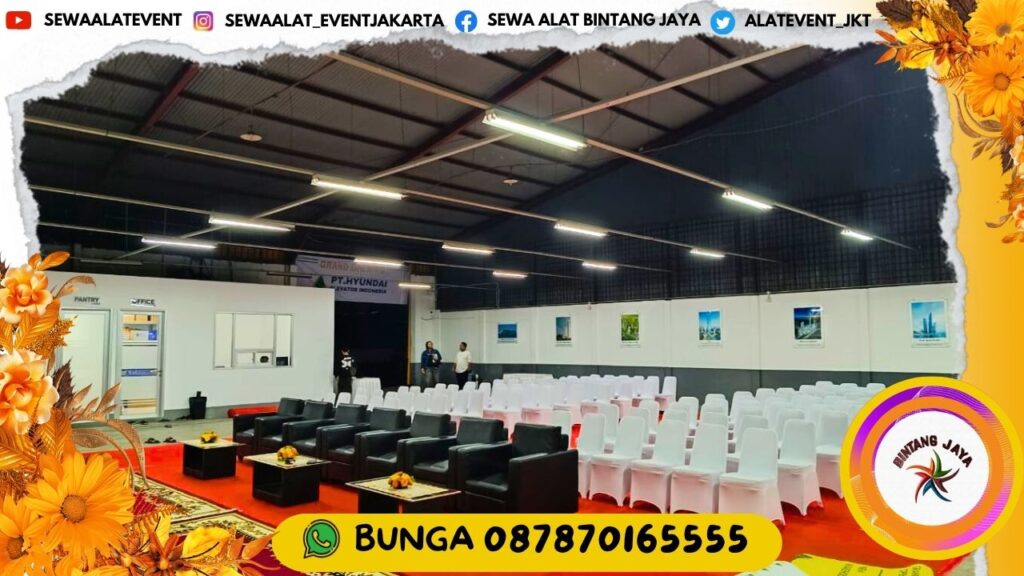 SEWA SOFA HITAM SINGLE EVENT TOYOTA SUNTER SIAP KIRIM SKALA BESAR