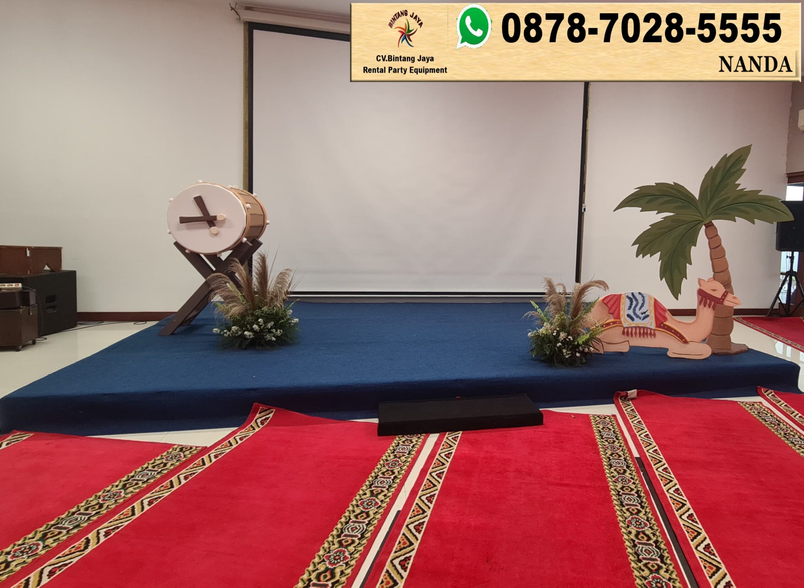 Sewa Panggung Dan Karpet Sajadah Masjid Merah Area Jakarta