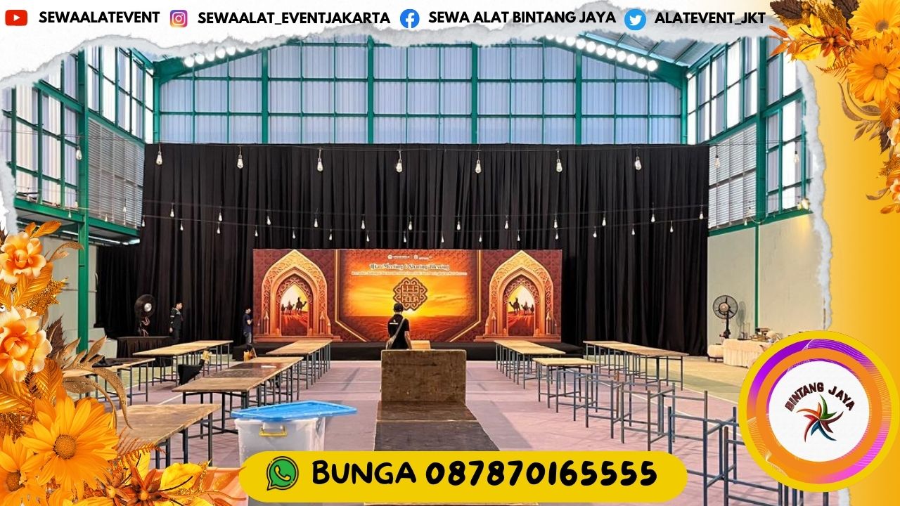 SEWA TIRAI HITAM PUTIH DAN MEJA COVER AREA CIKARANG BEKASI JAWA BARAT