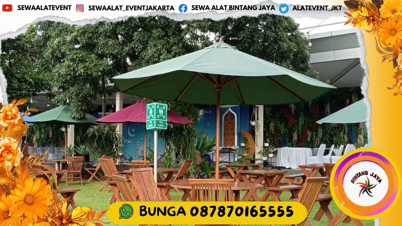 PUSAT SEWA TENDA PARASOL SIAP PASANG AREA JAKARTA BARAT