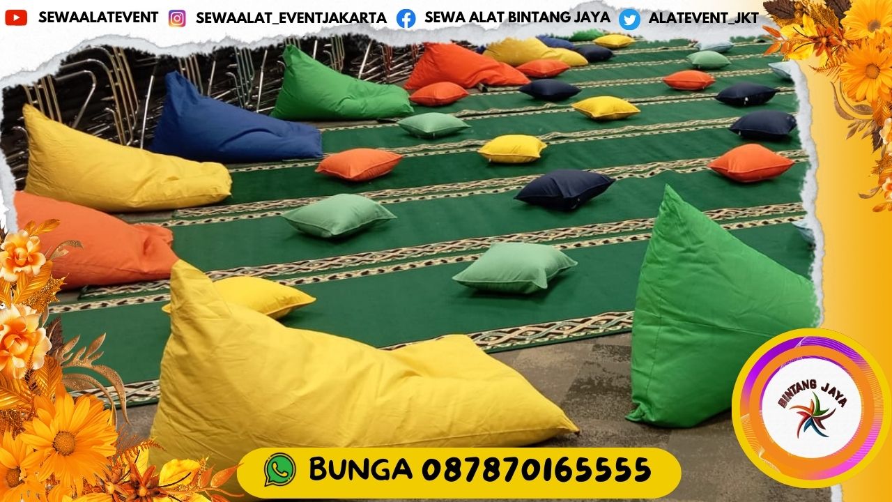 SEWA BEAN BAG BANYAK PILIHAN WARNA SIAP ANTAR KE BEKASI KOTA