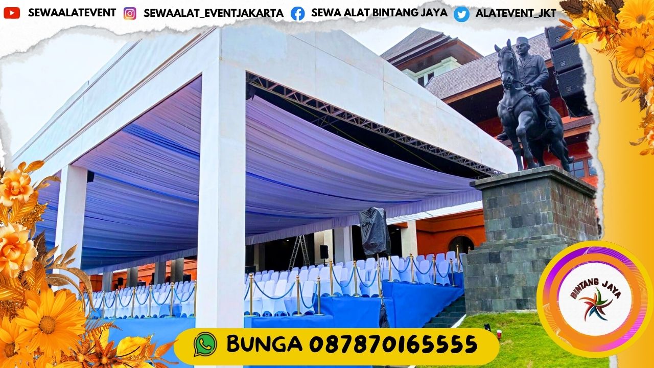PUSAT SEWA PANGGUNG KURSI MEJA DAN DEKORASAI EVENT AKMIL MAGELANG FREE ONGKIR