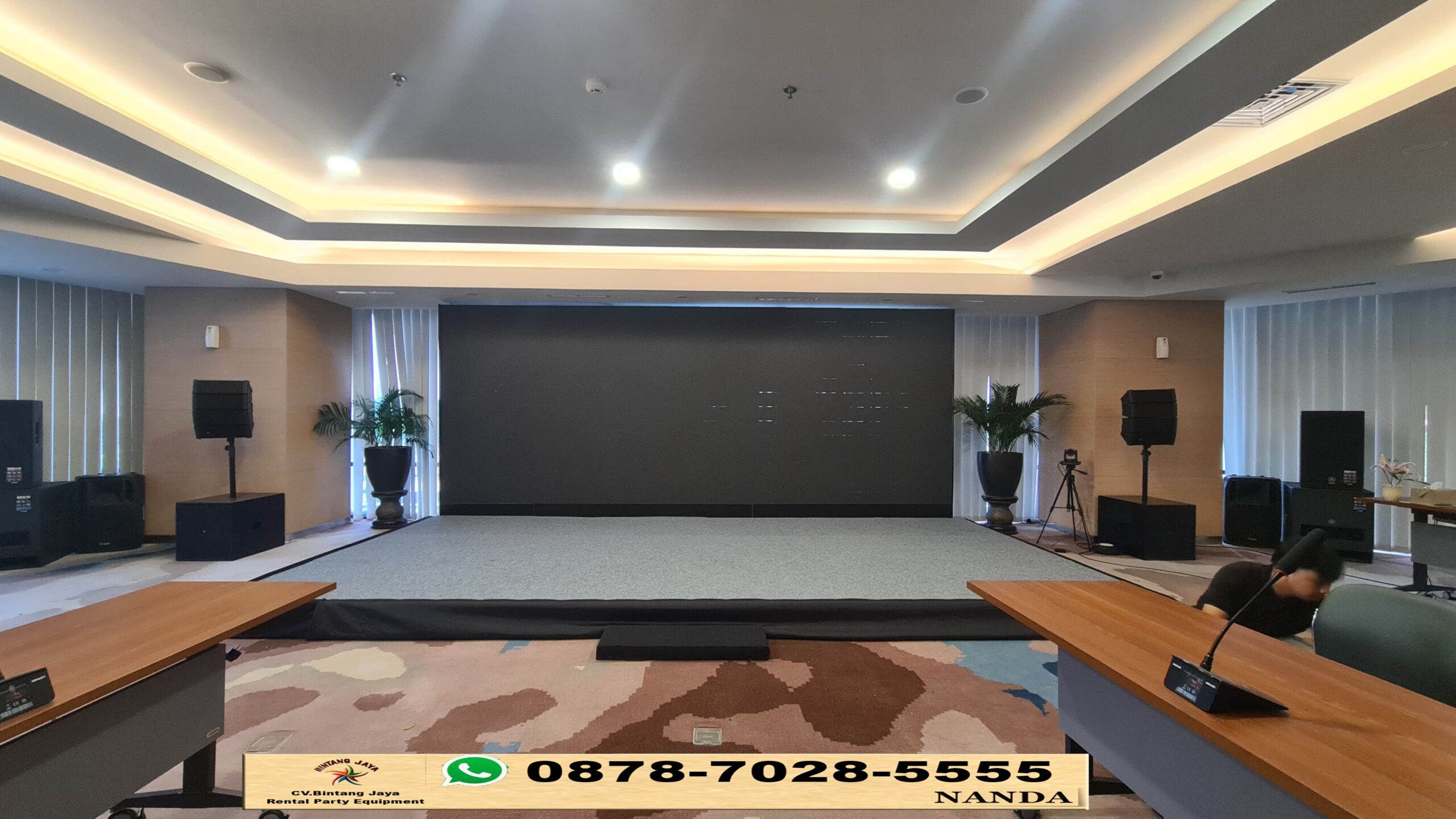 Sewa Panggung Ukuran Pendek Dan Tinggi Indoor Outdoor Jakarta