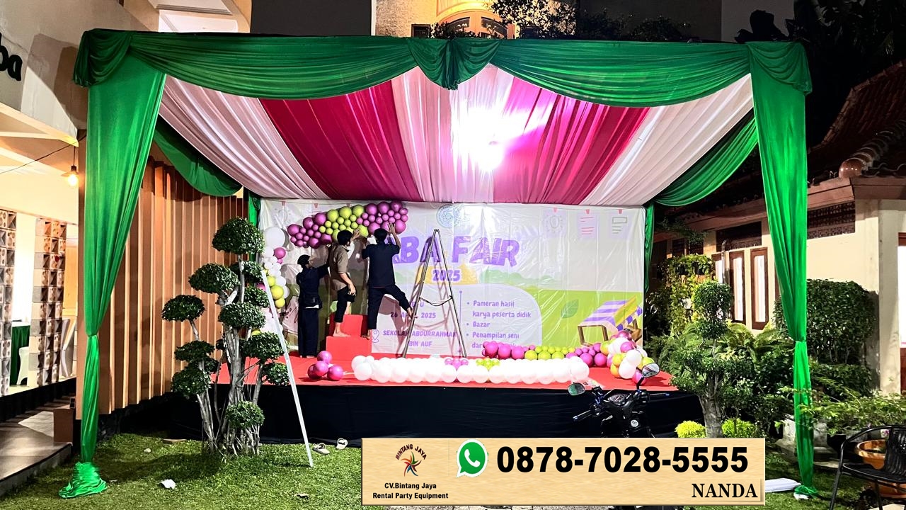 Sewa Tenda Dekor Serut Dan Plafon Type Tenda Konvensional Jakarta