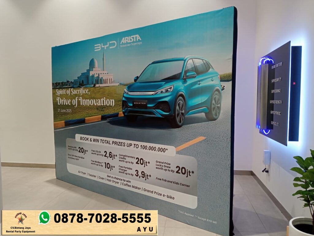 Jasa Sewa Backdrop Event BYD Di Area Jakarta
