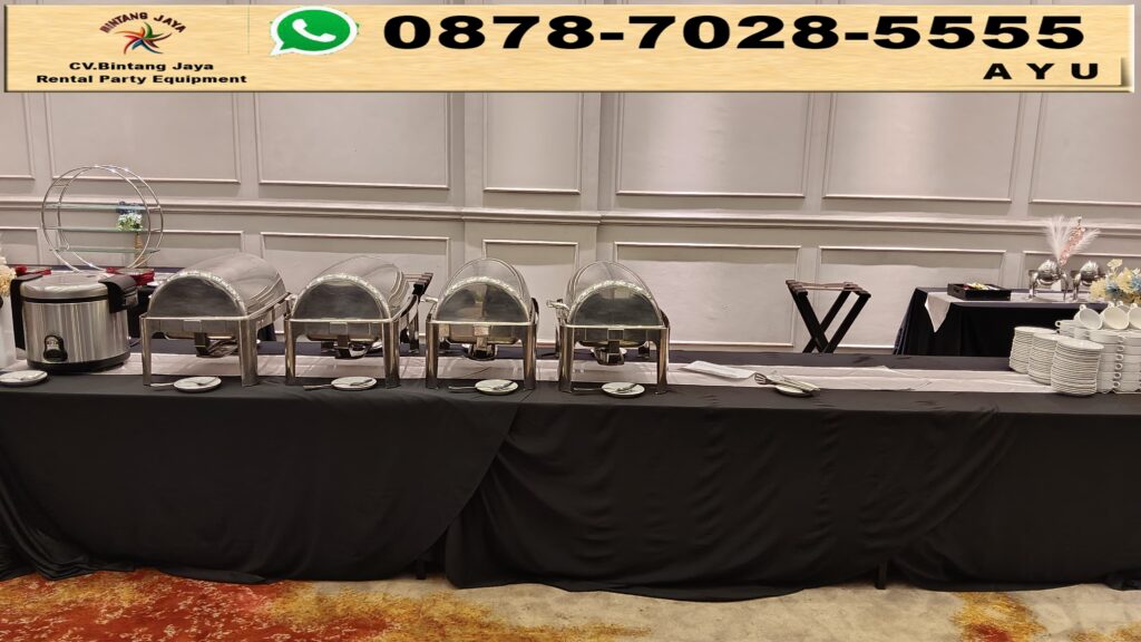 Sewa Cover Tebar Hitam Dan Runner Meja Di Jakarta