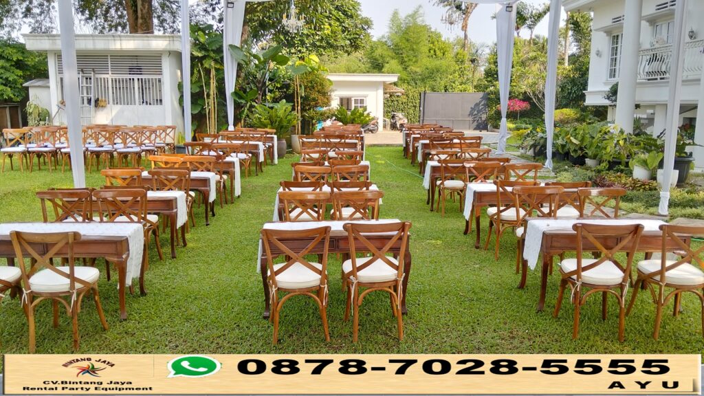Sewa Kursi Cross Back Dan Tenda Event Di Pendopo Bogor