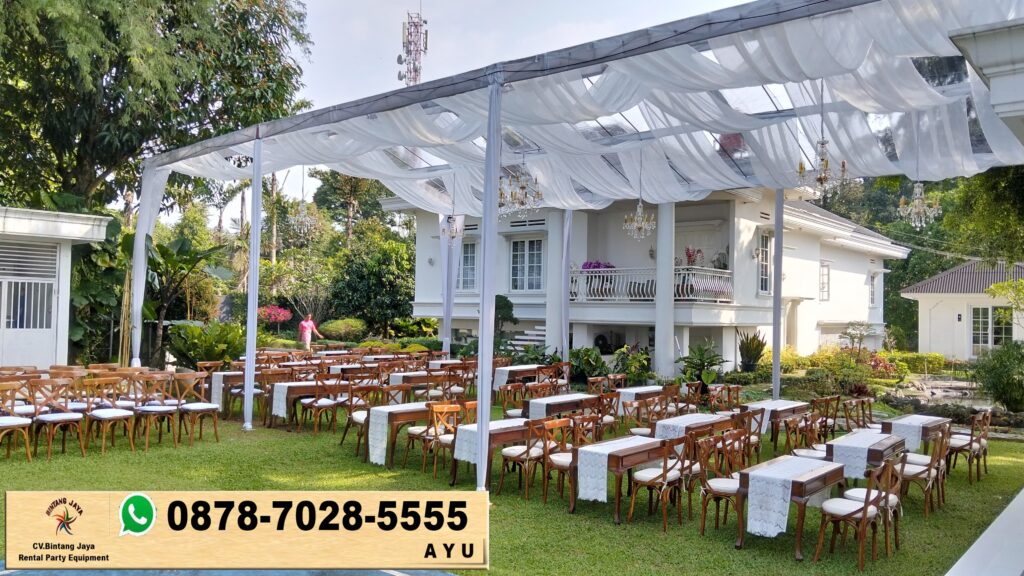 Sewa Kursi Cross Back Dan Tenda Event Di Pendopo Bogor