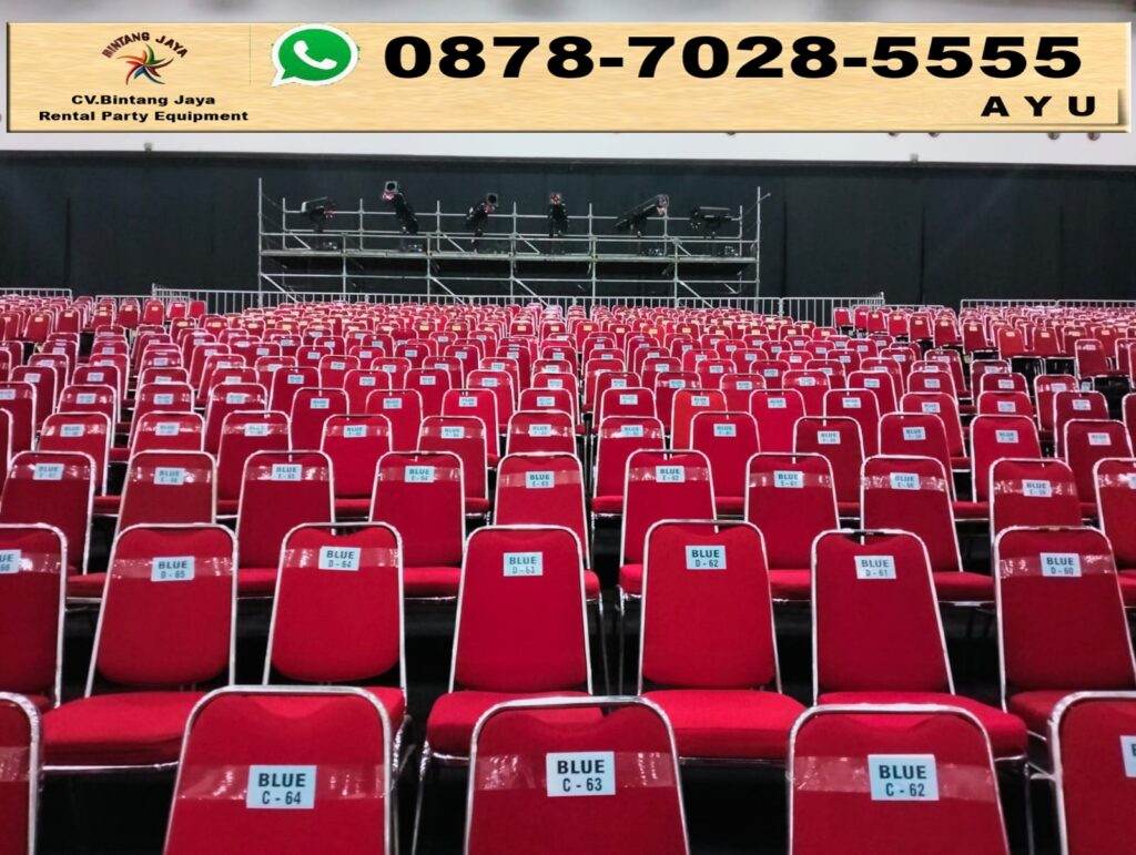 Sewa Kursi Futura Merah Stainless Jakarta
