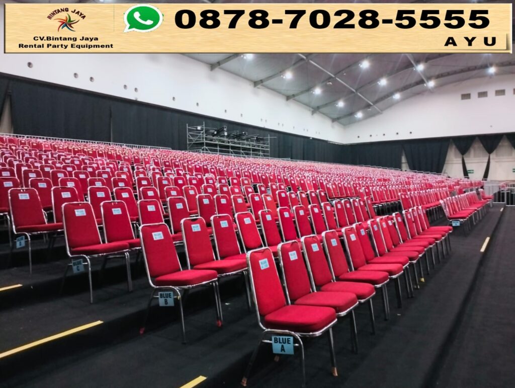 Sewa Kursi Futura Merah Stainless Jakarta