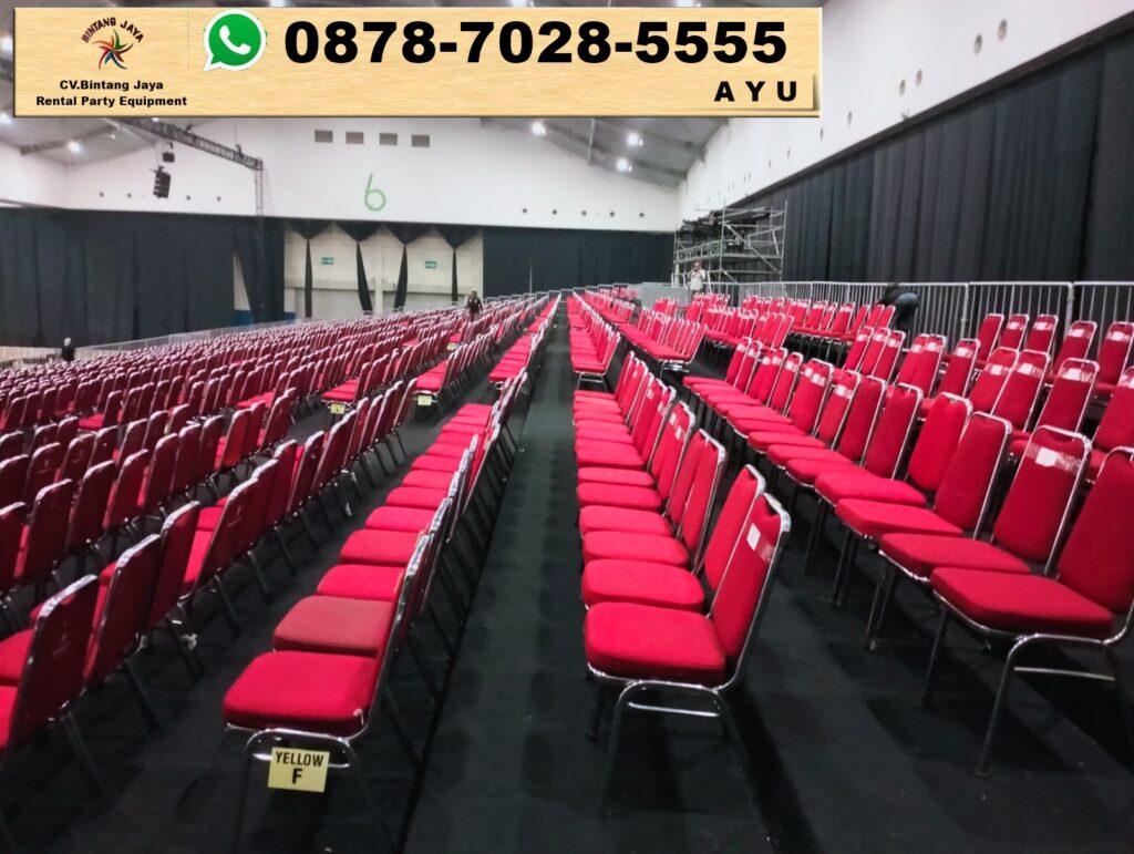 Sewa Kursi Futura Merah Stainless Jakarta