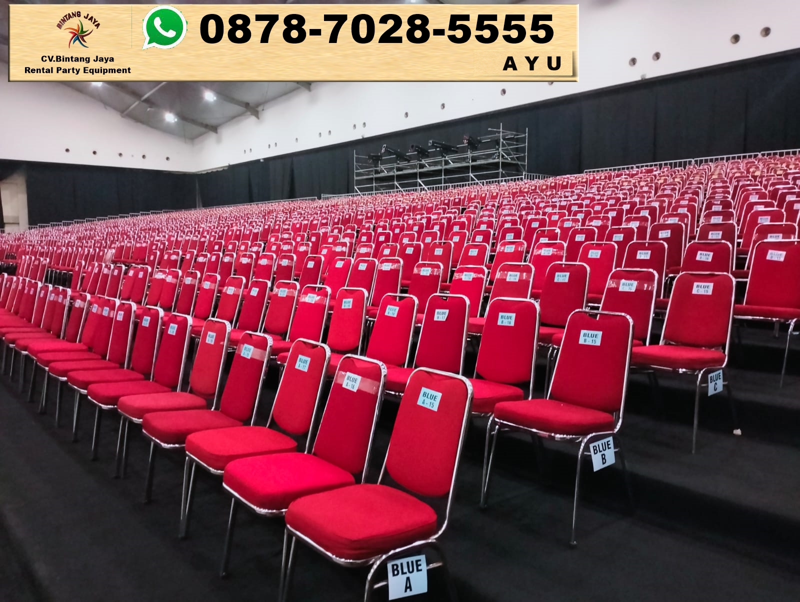 Sewa Kursi Futura Polos Event Bea Cukai Rawamangun Jakarta