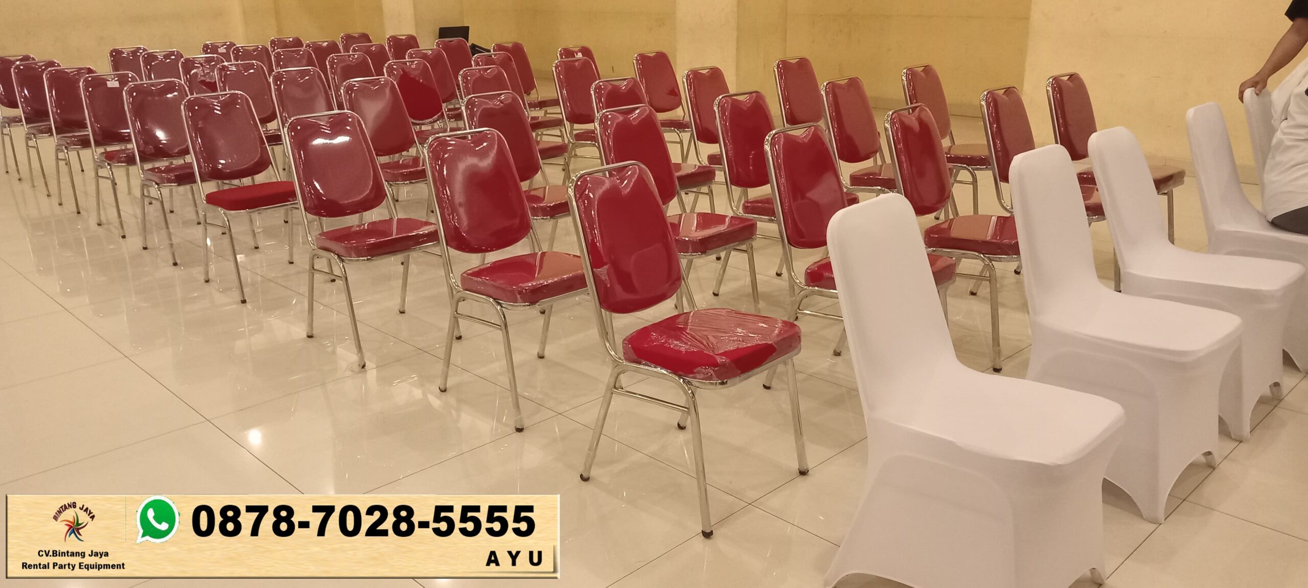 Sewa Kursi Polos Type Futura Busa Merah Jakarta