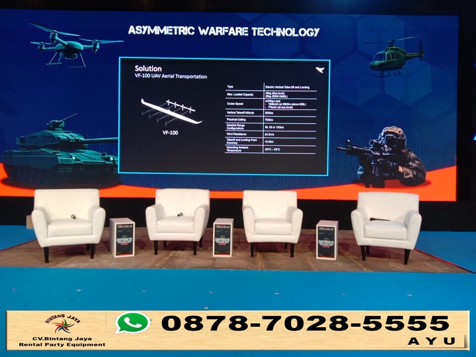 Sewa Sofa Putih Type Scandinavian Event JCC Jakpus