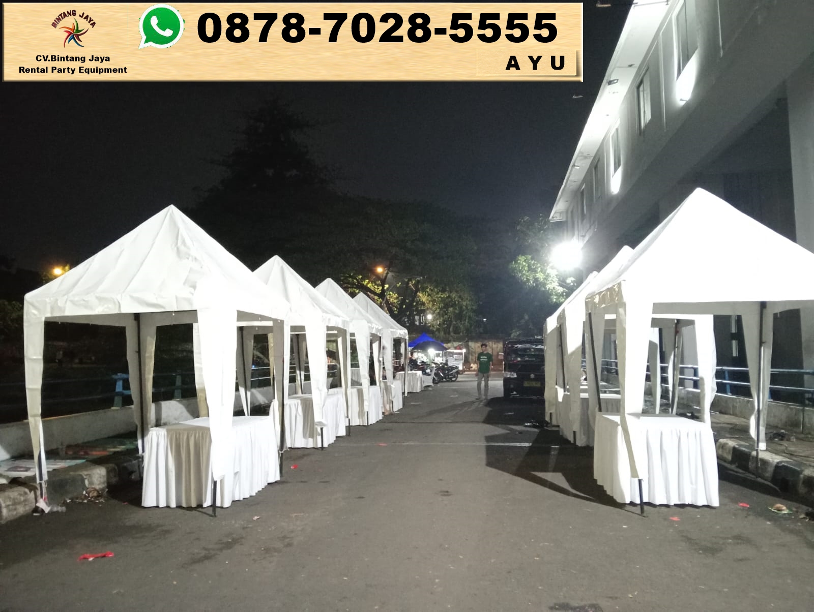 Sewa Tenda Bazar Kerucut Hanggar Dan Roder Jakarta