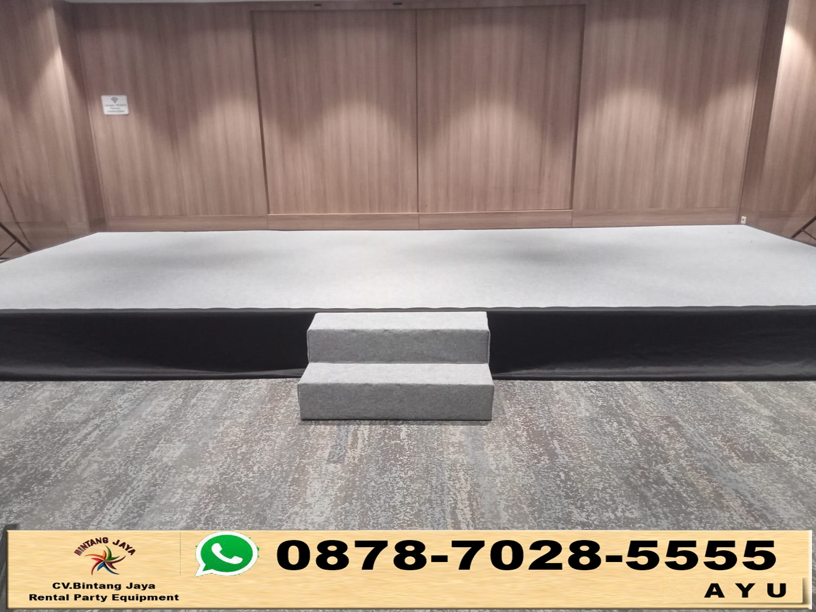 Pusat Sewa Panggung Abu-Abu Area Jakarta Pusat