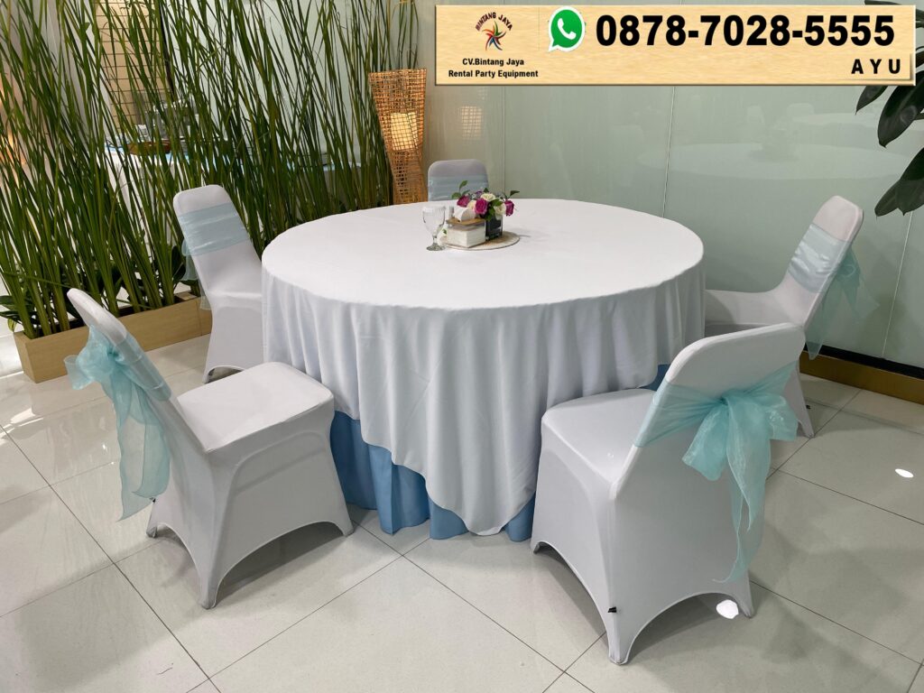 Sewa Meja Kotak Dan Meja Bulat Set Kursi Futura Jakarta