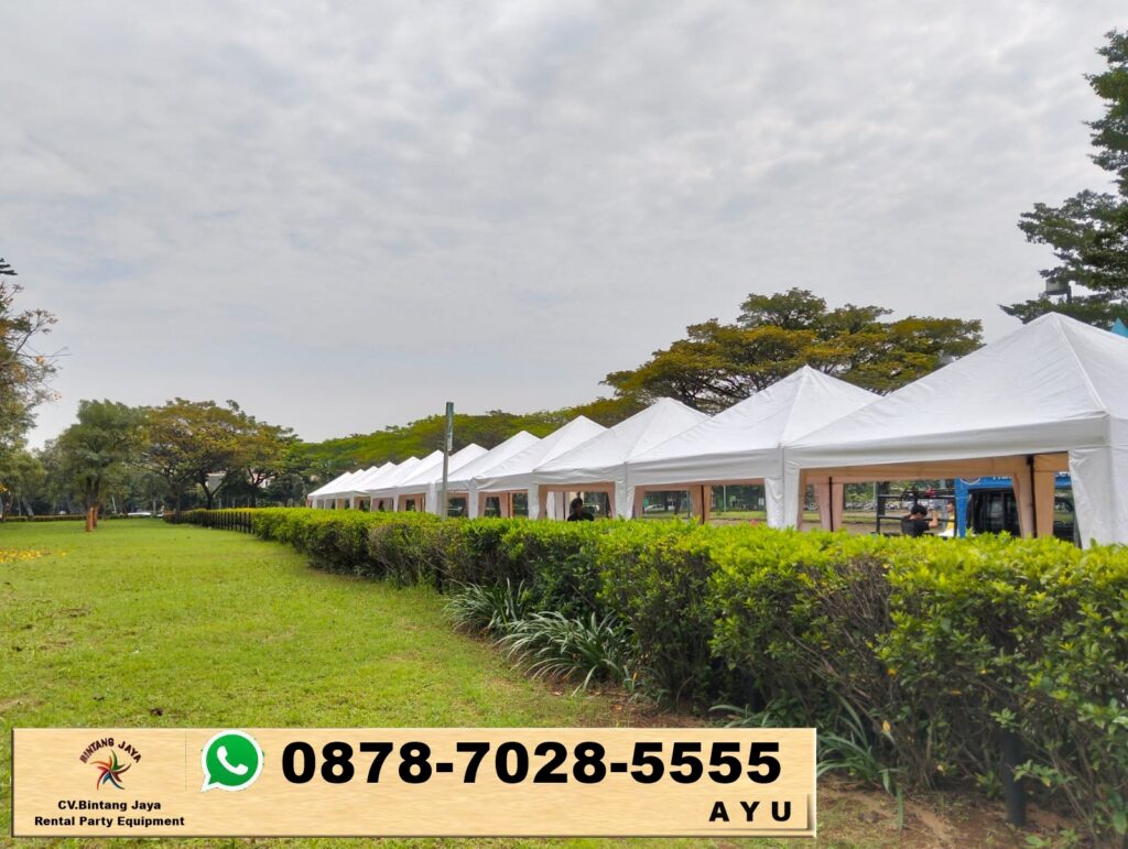 Pusat Sewa Tenda Putih Type Bazzar 3x3m Tangsel