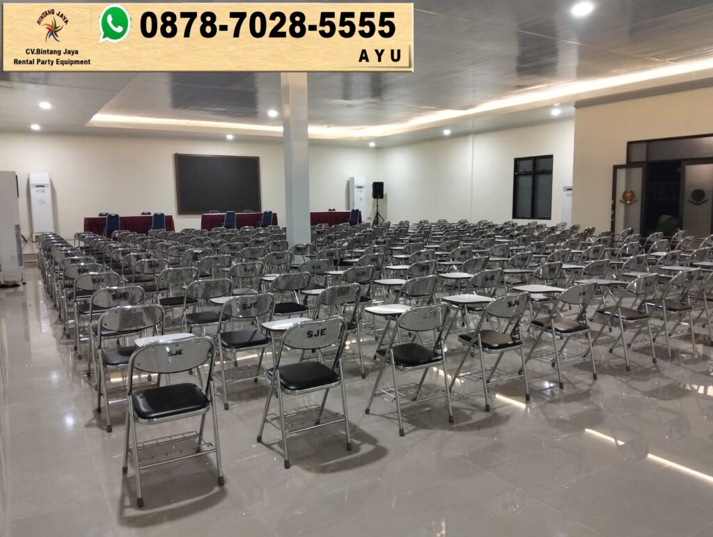 Rental Kursi Stainless Type Kuliah Lipat Tangsel