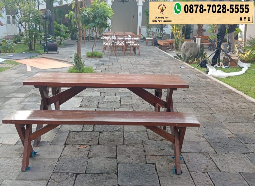 Rental Meja Kursi Taman Dan Kursi Cross Back Cikini 88 Jakarta