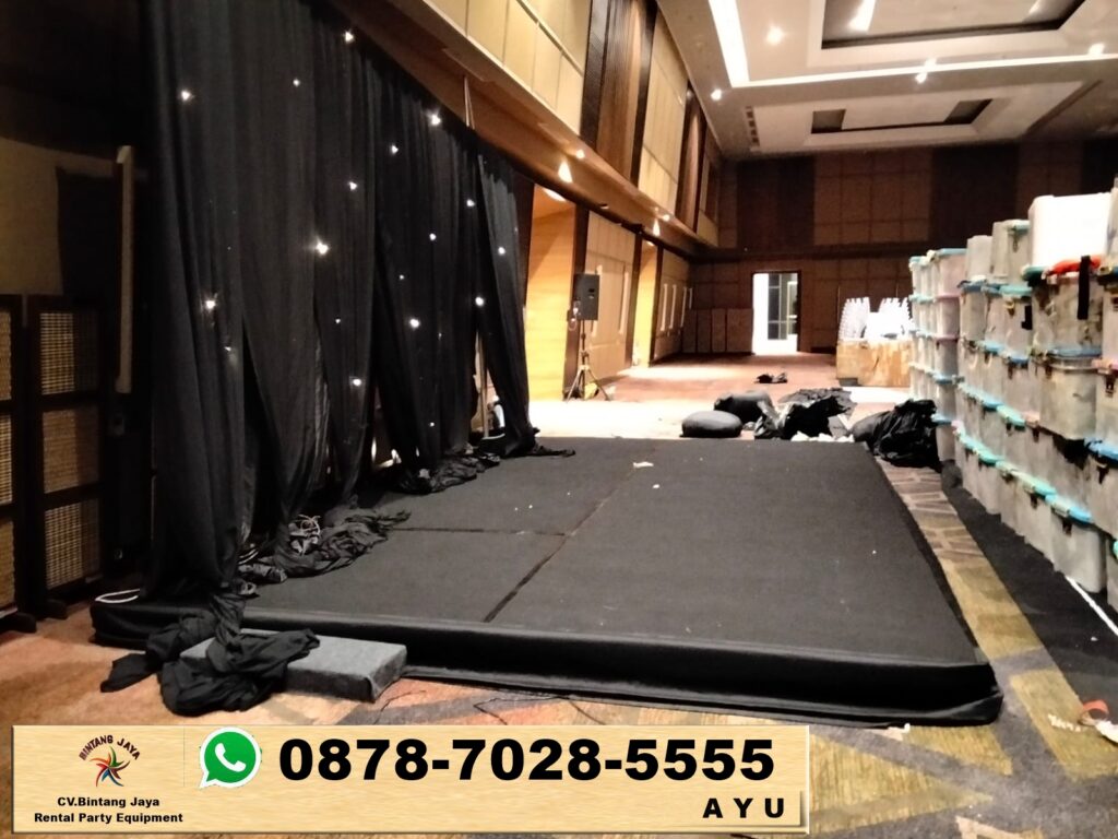 Rental Panggung Dan Tirai Hitam Star Light Jakarta