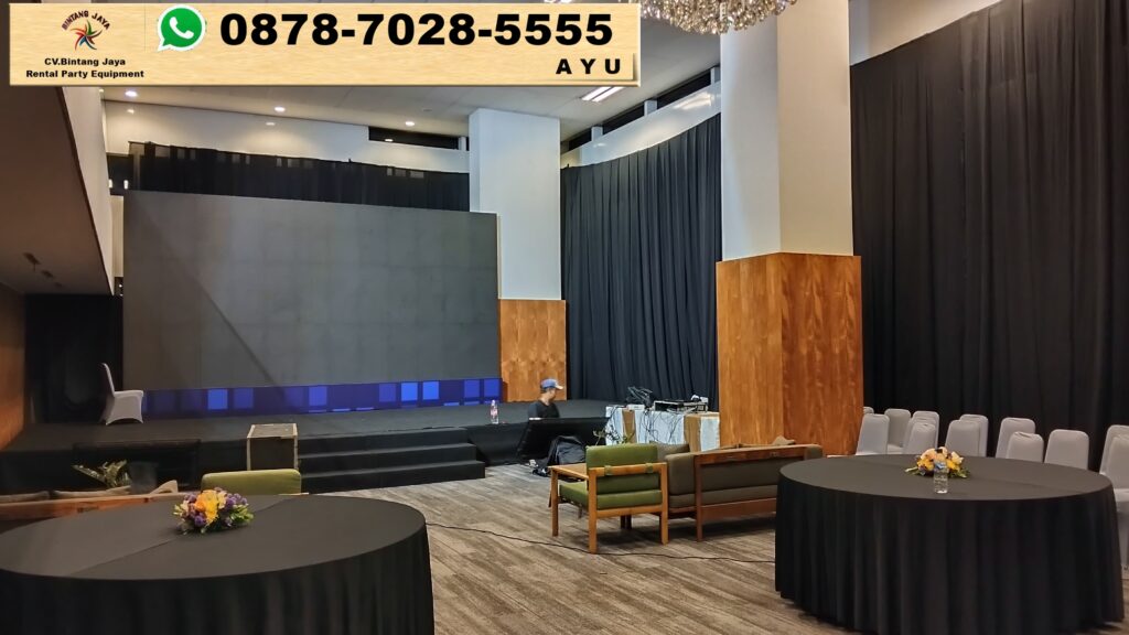 Rental Panggung Dan Tirai Hitam Star Light Jakarta