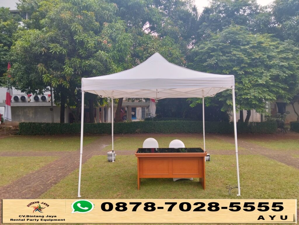 Rental Tenda Bazar Portable Ukuran 3x3m Putih Jakarta