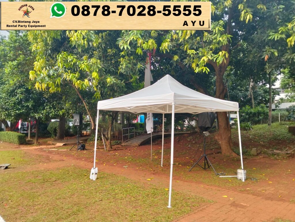 Rental Tenda Bazar Portable Ukuran 3x3m Putih Jakarta