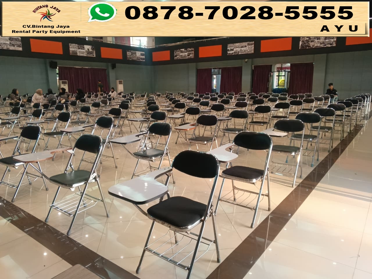 Rental Kursi Lipat Kuliah Event STTD Bekasi